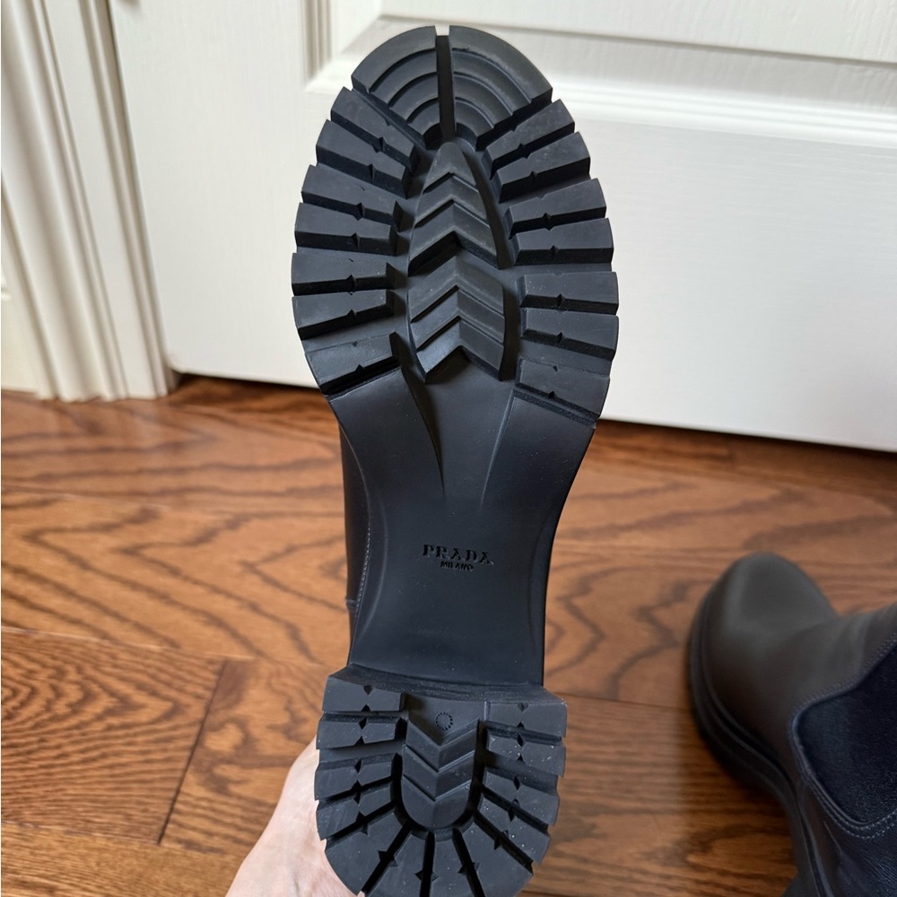 Prada Lug Sole Chelsea Boot 38.5 - Picture 7 of 12